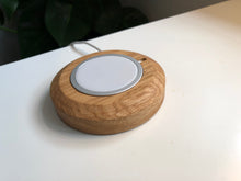 iPhone MagSafe Charging dock in Solid Oak, desktop or wall mounted