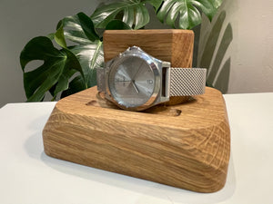 Solid Oak Watch stand