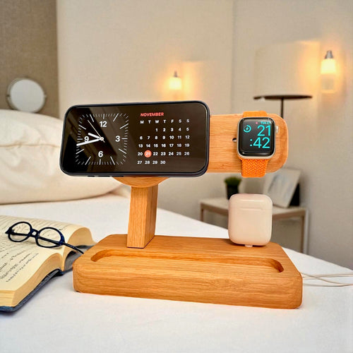 iPhone MagSafe 3 in 1 Charging Station - Max Version