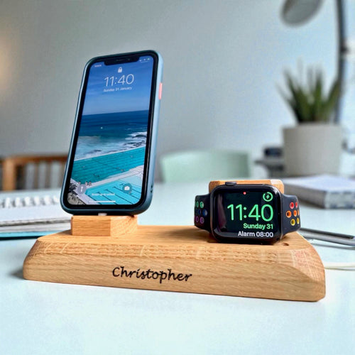 iPhone and Apple Watch charging station