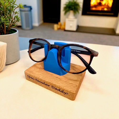 Eyeglasses stand, fun and bright spectacle holder