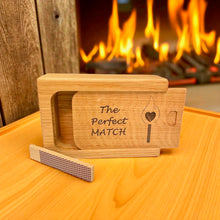 Matchbox - Oak and Walnut -  personalised