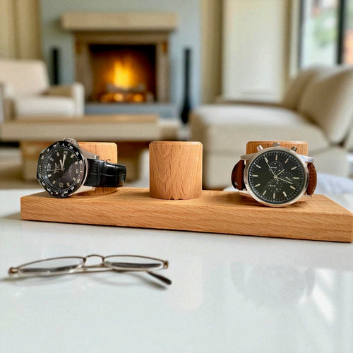 Watch stand for three watches