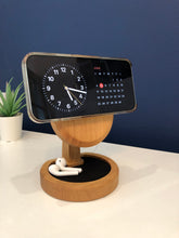 iPhone MagSafe Docking Station, weighted wooden charger
