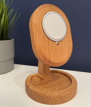 iPhone MagSafe Docking Station, weighted wooden charger