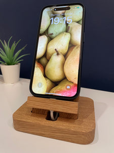 Personalised phone charging stand USB-C - iPhone, Samsung, Pixel docking station