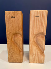 5th Anniversary ‘wooden’ gift, pair of tea light holders