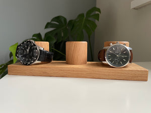 Watch stand for three watches