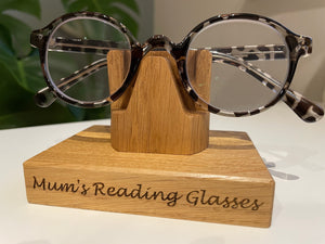 Glasses, spectacle holder