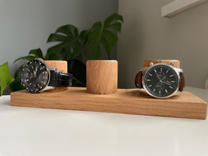 Watch stand for three watches
