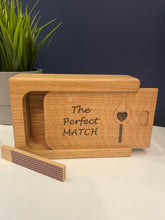Matchbox - Oak and Walnut -  personalised