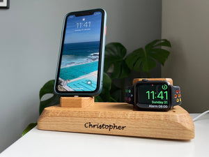 iPhone and Apple Watch charging station